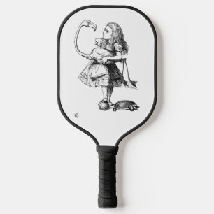 Alice in Wonderland - Playing Croquet Carbon Fiber Pickleball Paddle