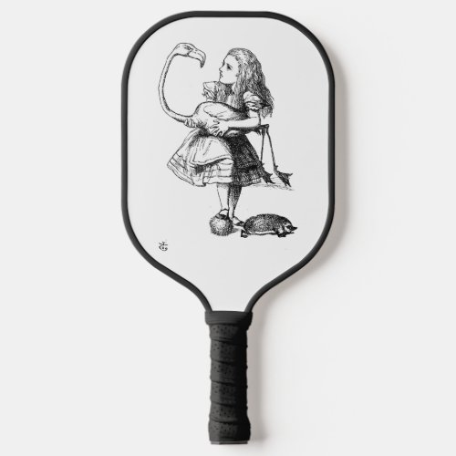 Alice in Wonderland - Playing Croquet Carbon Fiber Pickleball Paddle