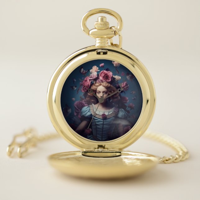 Alice In Wonderland Pocket Watch (Inside)
