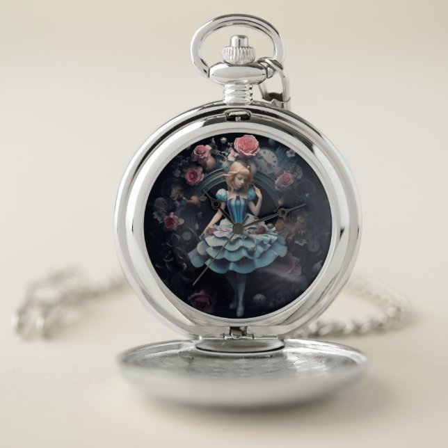 Alice in Wonderland Pocket Watch (Inside)