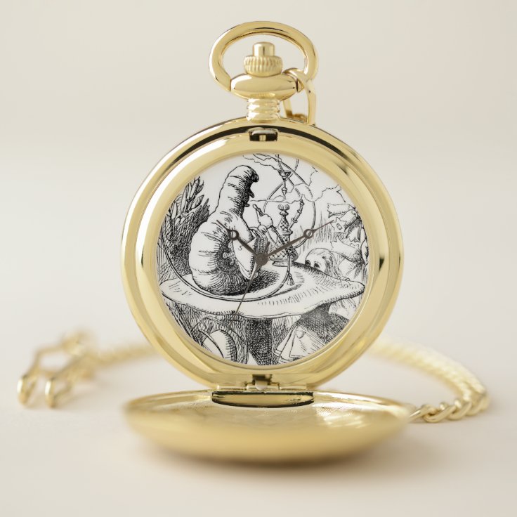 ALICE IN WONDERLAND POCKET WATCH | Zazzle