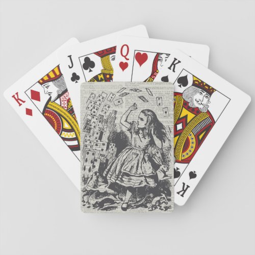 Alice In Wonderland Poker Cards