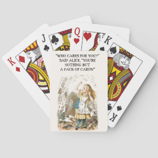 Alice in Wonderland Poker Cards