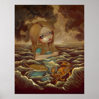 Alice in Wonderland - Pool of Tears Art Print