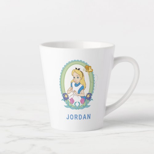 Alice in Wonderland Portrait Disney Latte Mug