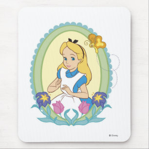 Alice in Wonderland Portrait Disney Mouse Pad