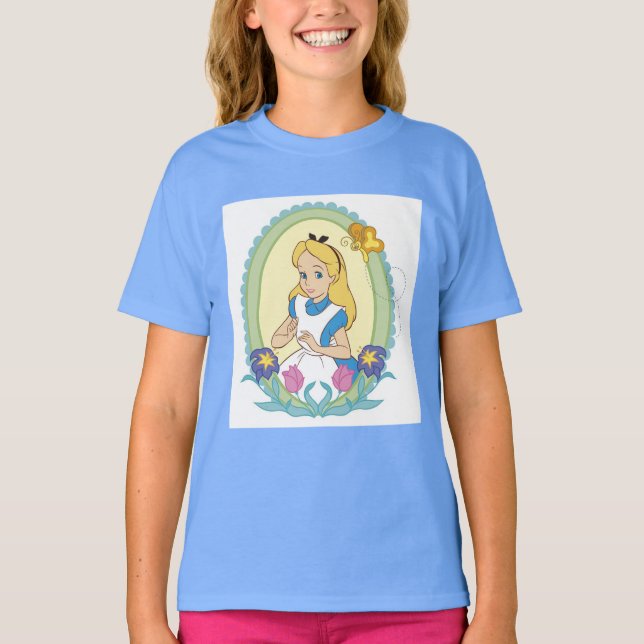 Alice in Wonderland Portrait Disney T-Shirt (Front)