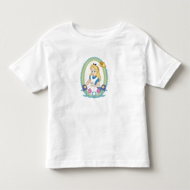 Alice in Wonderland Portrait Disney Toddler T-shirt (Front)