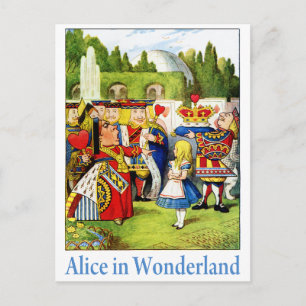 ALICE IN WONDERLAND POSTCARD
