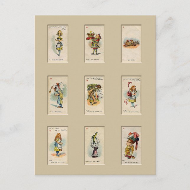 Alice in Wonderland Postcard (Front)