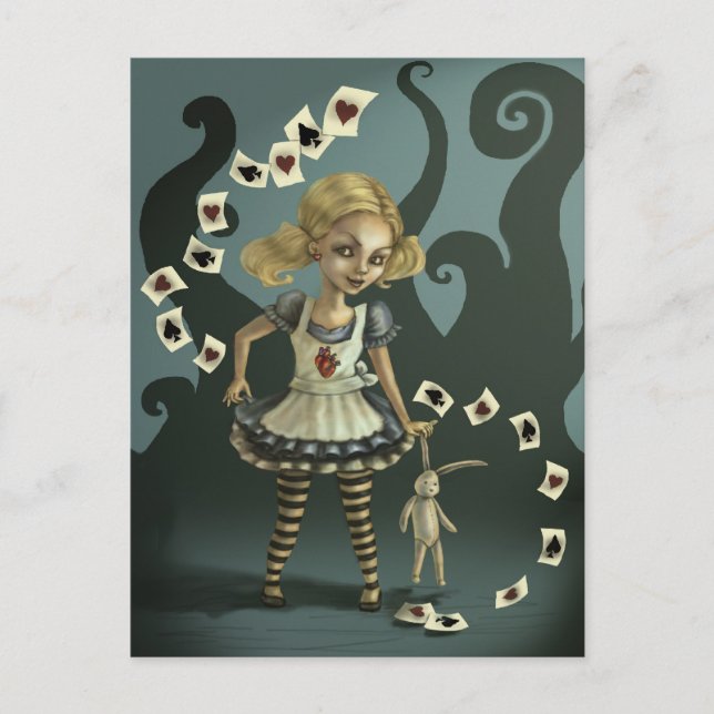 Alice in Wonderland Postcard (Front)