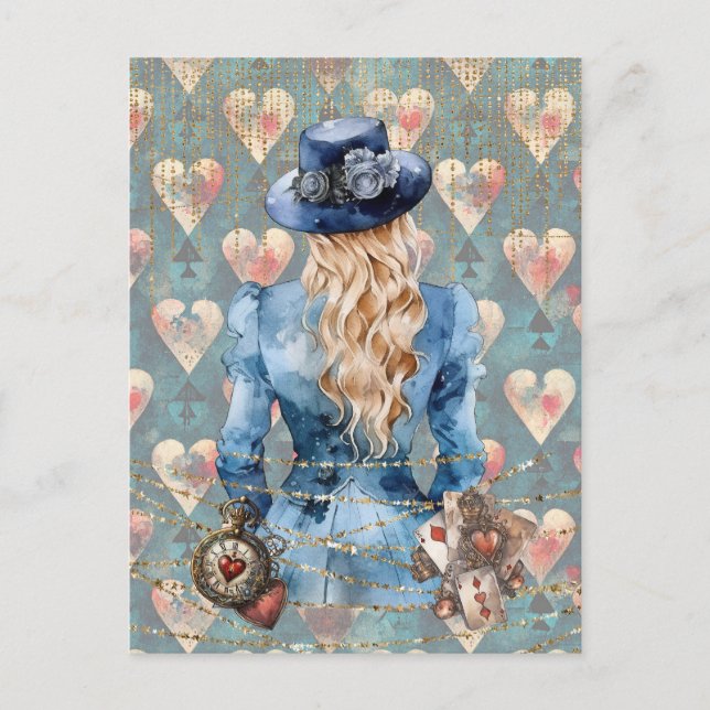 Alice In Wonderland Postcard (Front)