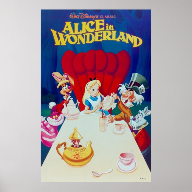 Alice In Wonderland Poster (Front)