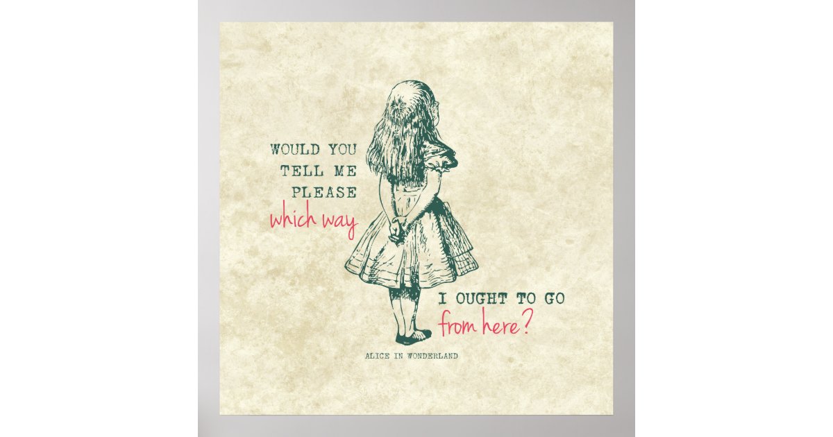 Alice in Wonderland Poster | Zazzle.com