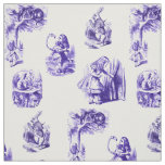 Alice in Wonderland Purple Fabric