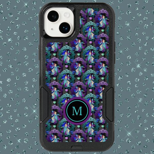 Alice in Wonderland Purple Teal Queen of Hearts OtterBox iPhone 14 Plus Case