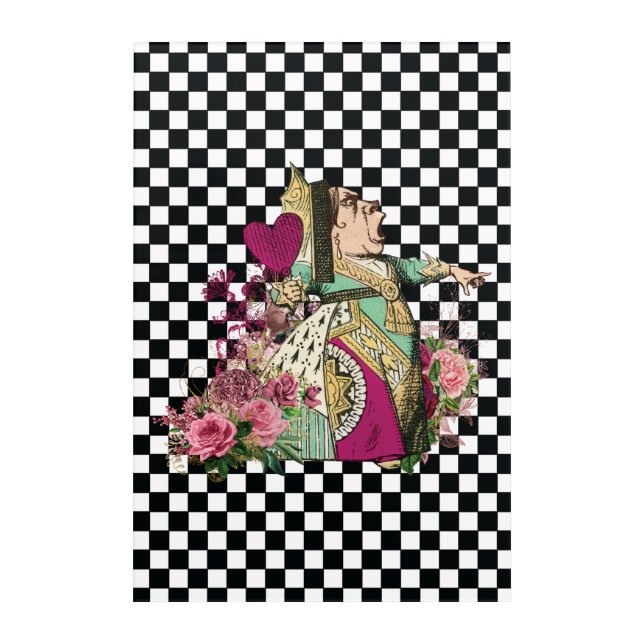 Alice in Wonderland Queen Acrylic Print (Front)