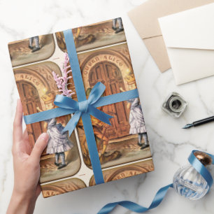 Alice in Wonderland Queen Alice Gift Wrapping Paper