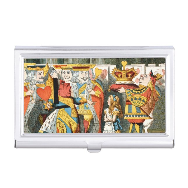 Alice in Wonderland Queen of Hearts Business Card Case (Front)