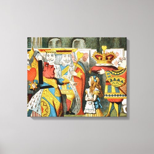 Alice in Wonderland Queen of Hearts Canvas Print