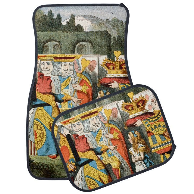 Alice in Wonderland Queen of Hearts Car Floor Mat (Set)