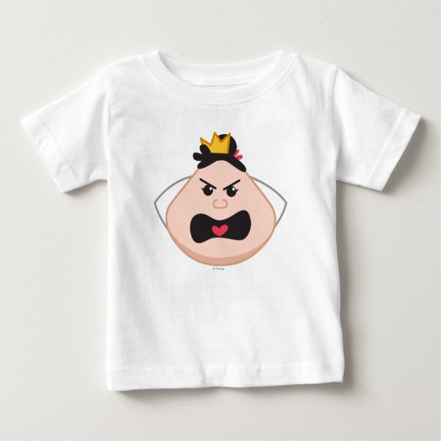 Alice in Wonderland | Queen of Hearts Emoji 2 Baby T-Shirt (Front)