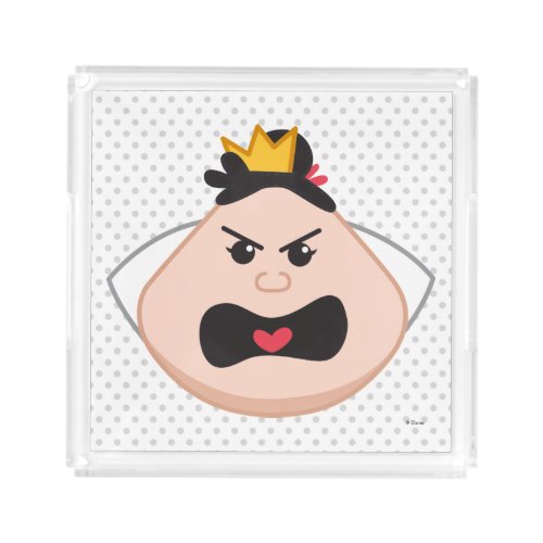 Alice in Wonderland  Queen of Hearts Emoji Acrylic Tray