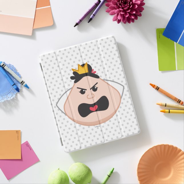 Alice in Wonderland | Queen of Hearts Emoji iPad Smart Cover (In Situ)