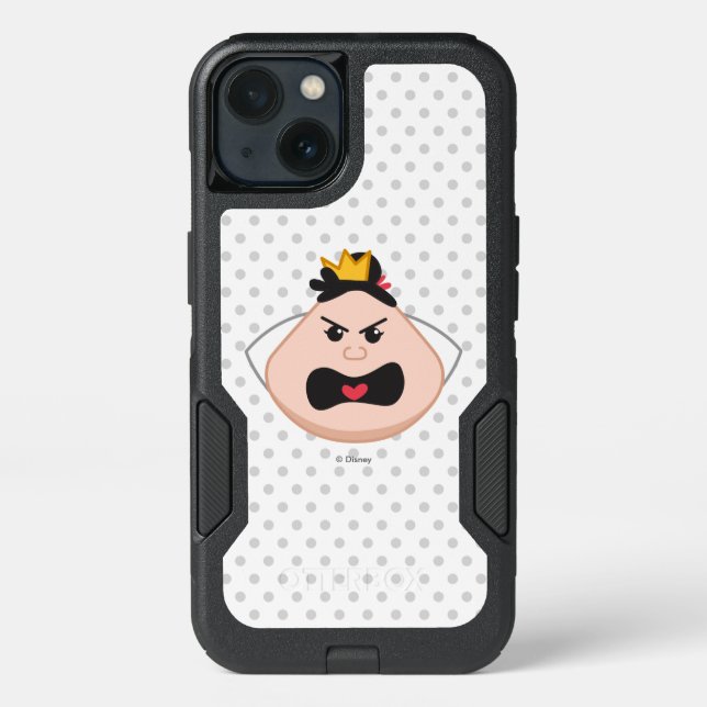Alice in Wonderland | Queen of Hearts Emoji Otterbox iPhone Case (Back)