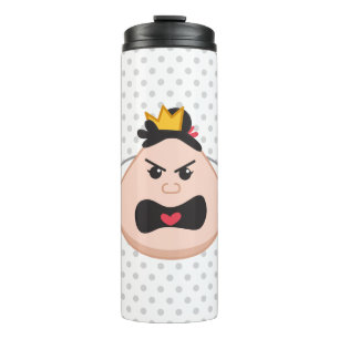 Alice in Wonderland Queen of Hearts Emoji Thermal Tumbler