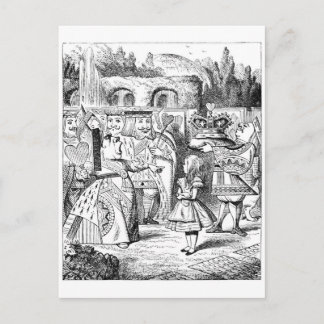 Alice in Wonderland: Queen of Hearts & First Knave Postcard