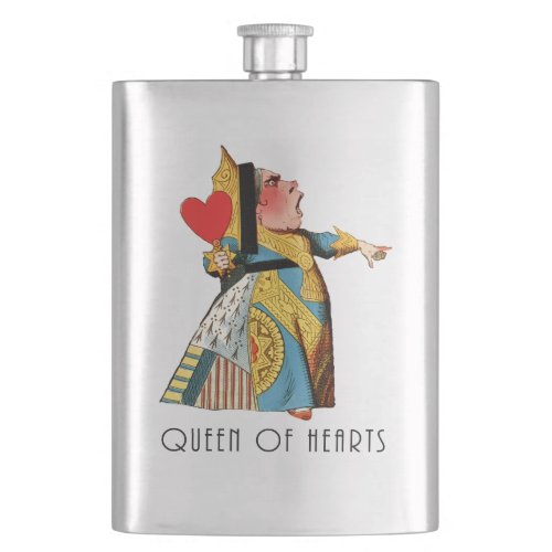 Alice in Wonderland Queen of Hearts Flask