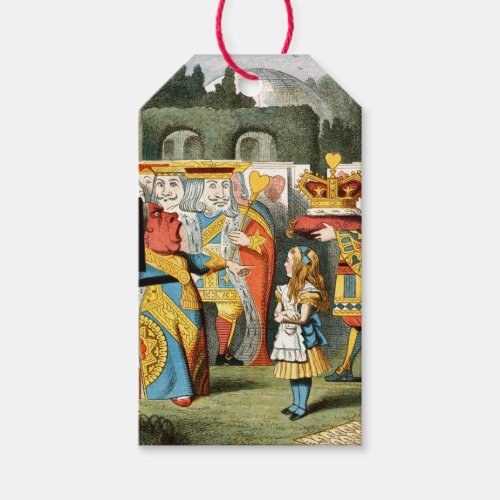 Alice in Wonderland Queen of Hearts Gift Tags