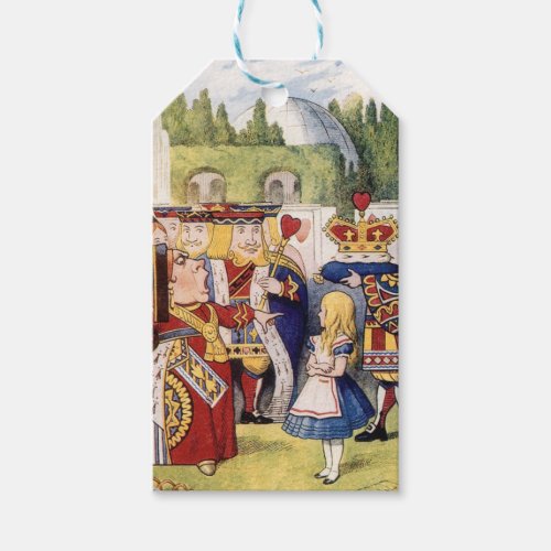 Alice in Wonderland Queen of Hearts Gift Tags