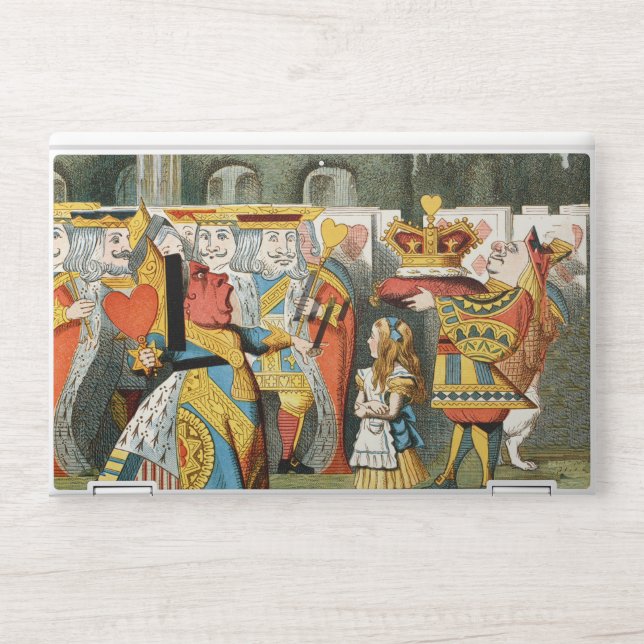 Alice in Wonderland Queen of Hearts HP Laptop Skin (Front)