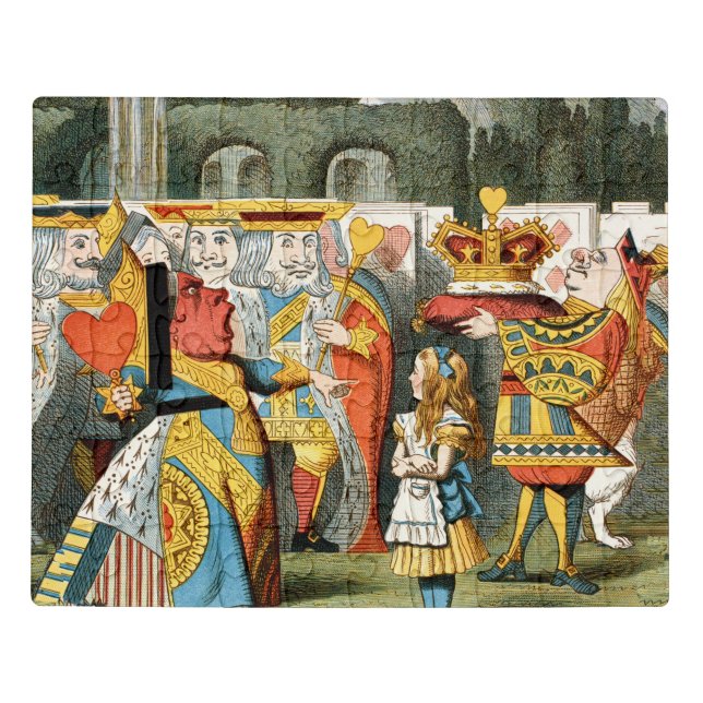Alice in Wonderland Queen of Hearts Jigsaw Puzzle (Puzzle Horizontal)