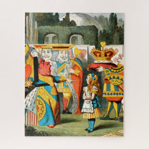 Alice in Wonderland Queen of Hearts Jigsaw Puzzle