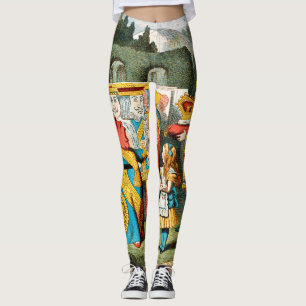 Alice in Wonderland Queen of Hearts Leggings