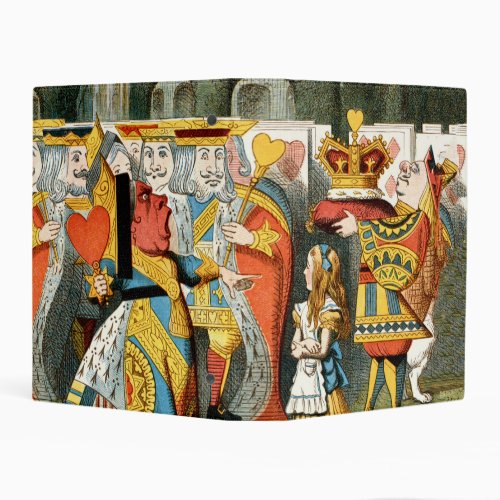 Alice in Wonderland Queen of Hearts Mini Binder