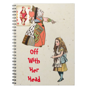 Alice in Wonderland - Queen of Hearts Notebook