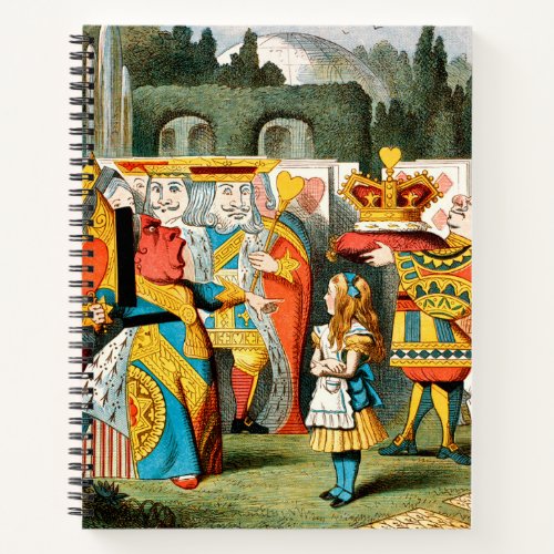 Alice in Wonderland Queen of Hearts Notebook