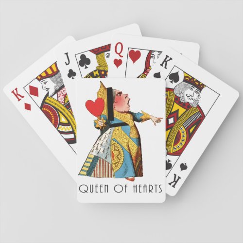 Alice in Wonderland Queen of Hearts Playing Cards