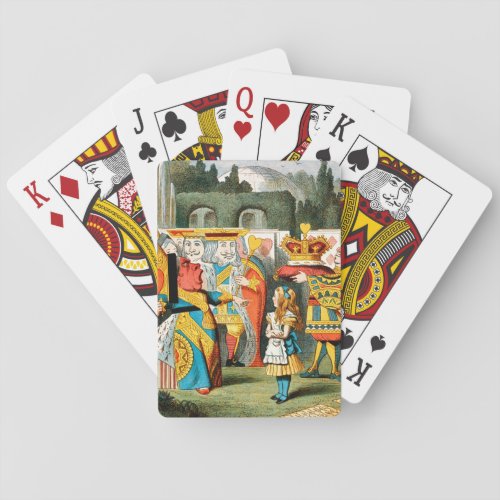 Alice in Wonderland Queen of Hearts Poker Cards