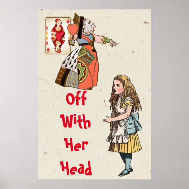   Alice in Wonderland - Queen of Hearts  Poster (Front)