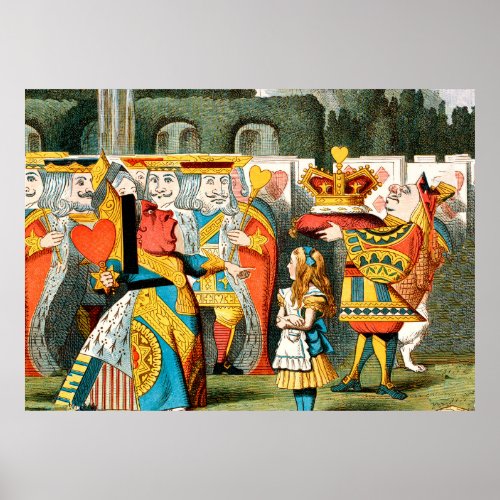 Alice in Wonderland Queen of Hearts Poster