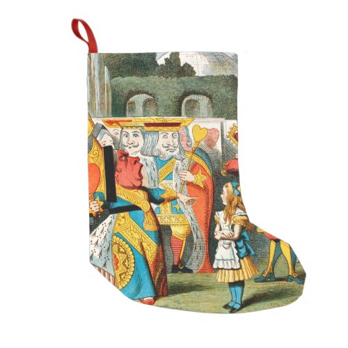 Alice in Wonderland Queen of Hearts Small Christmas Stocking