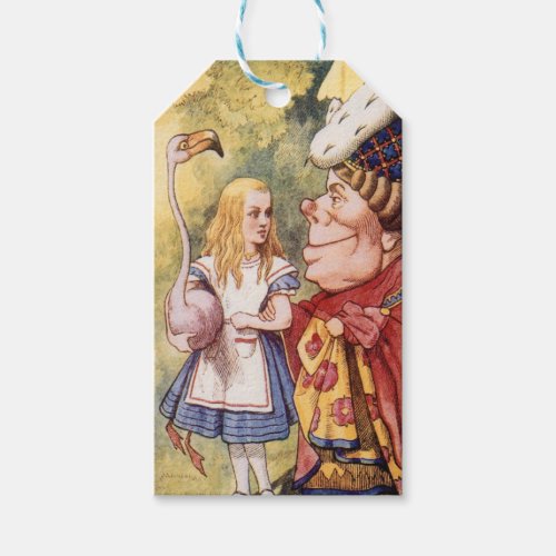  Alice in Wonderland Queen of Hearts Stork Gift Tags