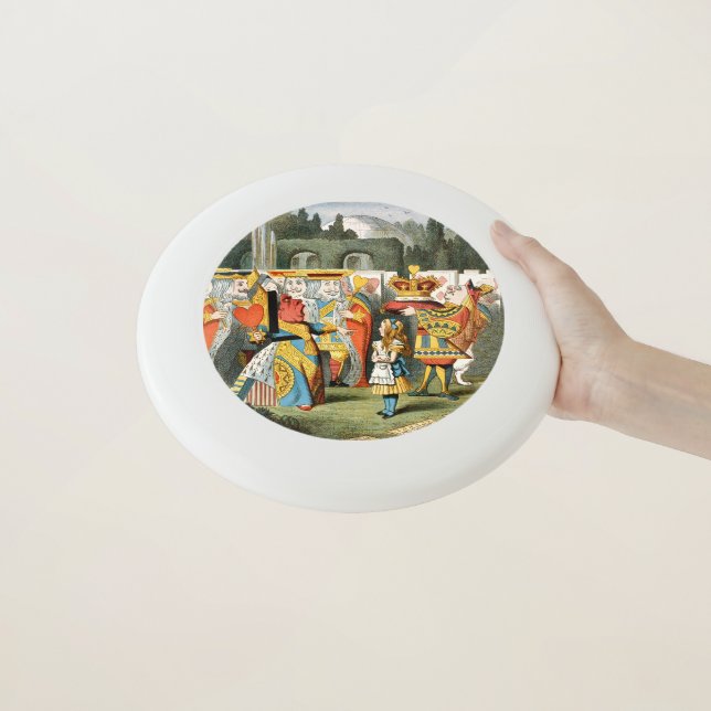 Alice in Wonderland Queen of Hearts Wham-O Frisbee (In Hand)