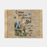 Alice In Wonderland Prints Typography Book Page Print - Perfect