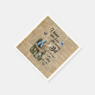 Alice in Wonderland Quote Vintage Dictionary Art Paper Napkins